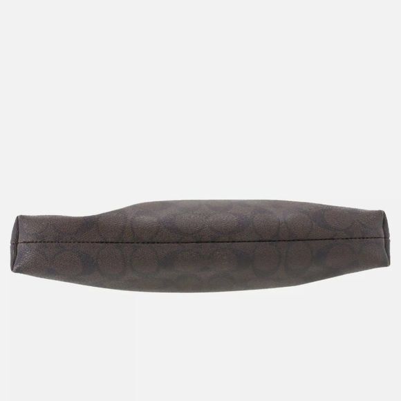 COACH Signature Used Shoulder Bag PVC Leather Brown Myanmar Authentic #BE924 M - Picture 4 of 11